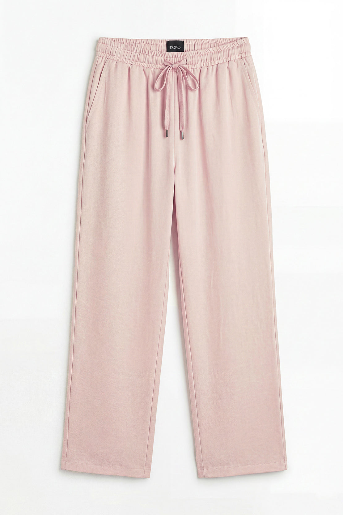 KOKO Cloud Muslin V-Neck Top & Relaxed Pants – light pink