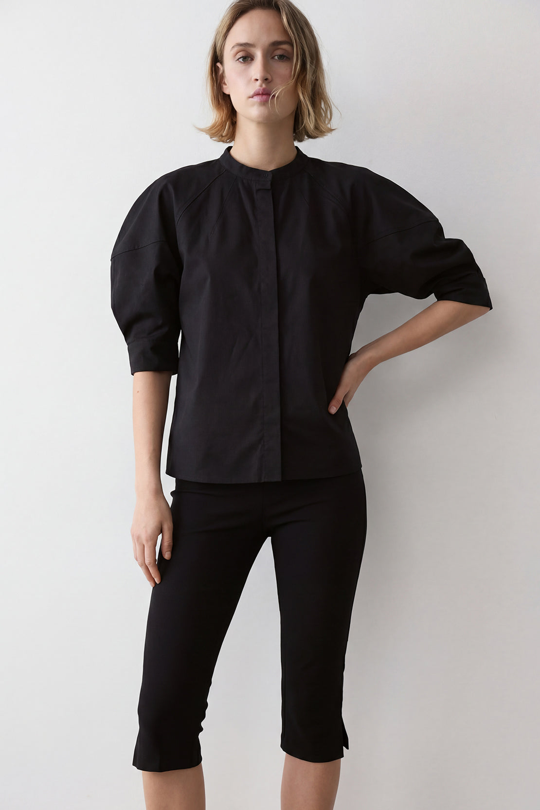 KOKO Air Cotton Crew Top – Black