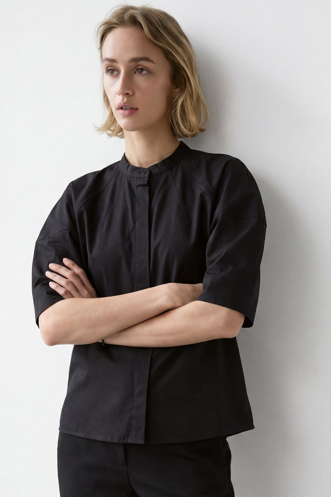 KOKO Air Cotton Crew Top – Black