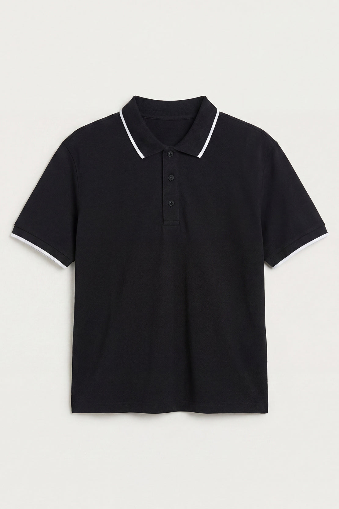 KOKO Air Knit Classic Polo – Black