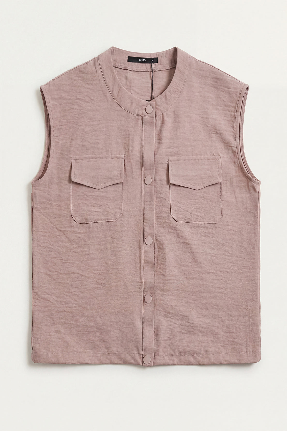 KOKO Mono Cloud Sleeveless Top – Pink