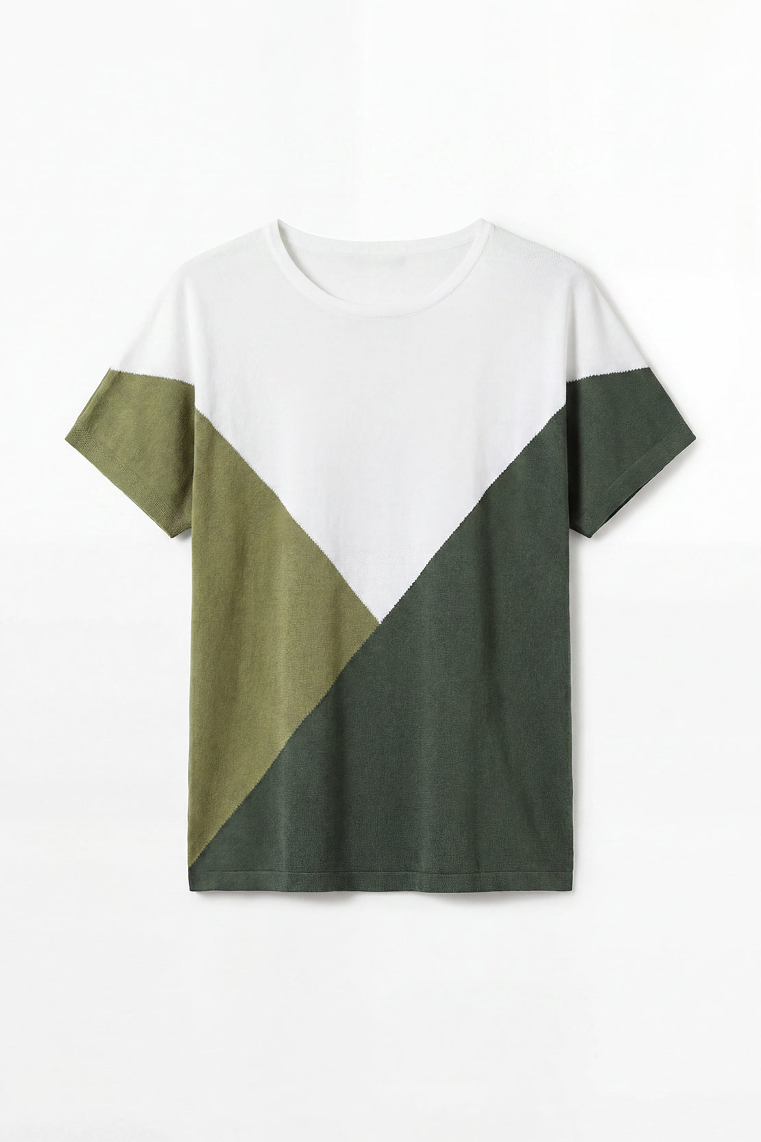 KOKO Drift Mesh Relaxed Crew Neck Top – Green