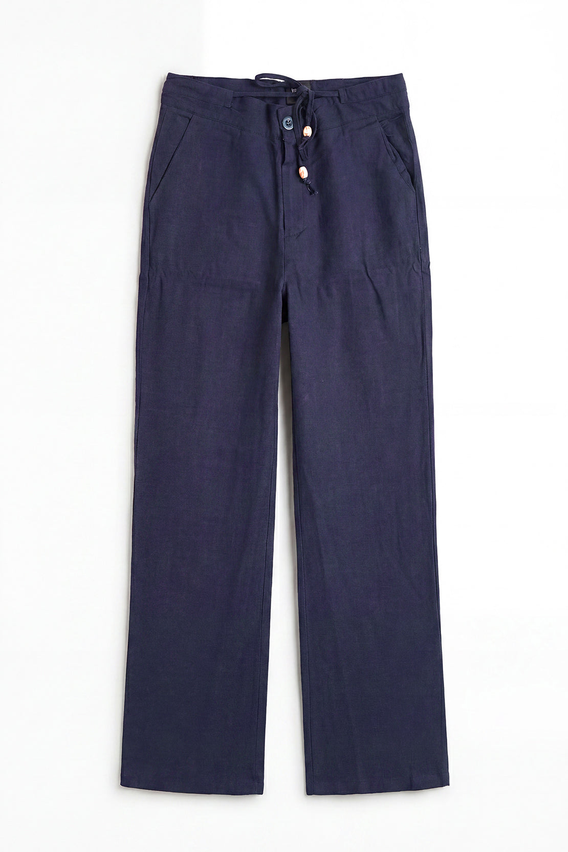 KOKO Linen Relaxed Pants – Navy