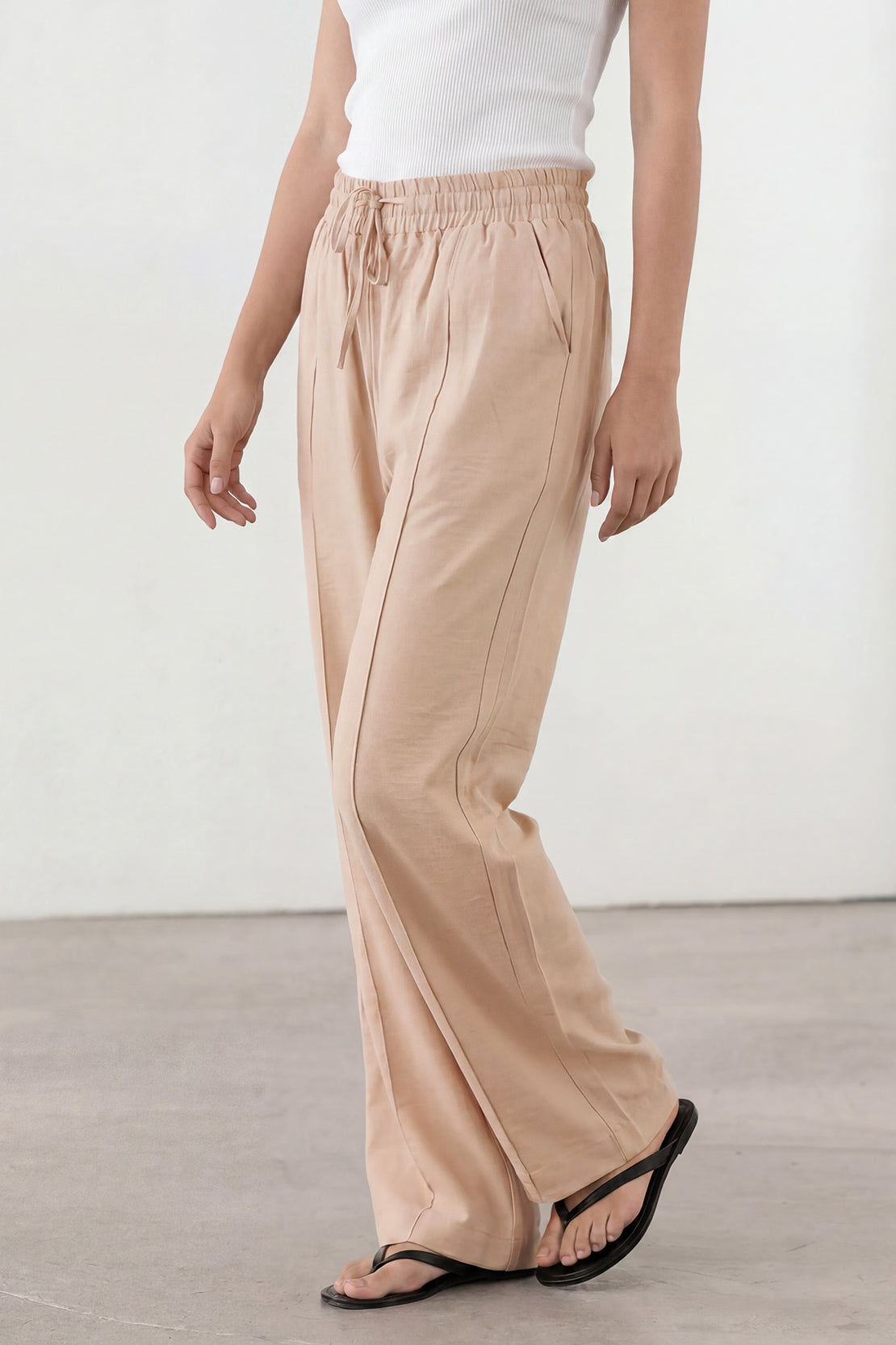 KOKO NOVA Relaxed Trouser – Apricot
