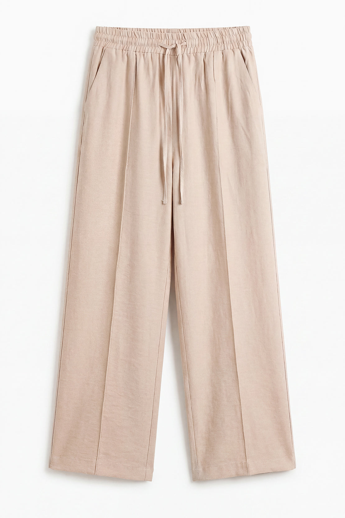 KOKO Nova Tie-Neck Top & Relaxed Trouser – Apricot