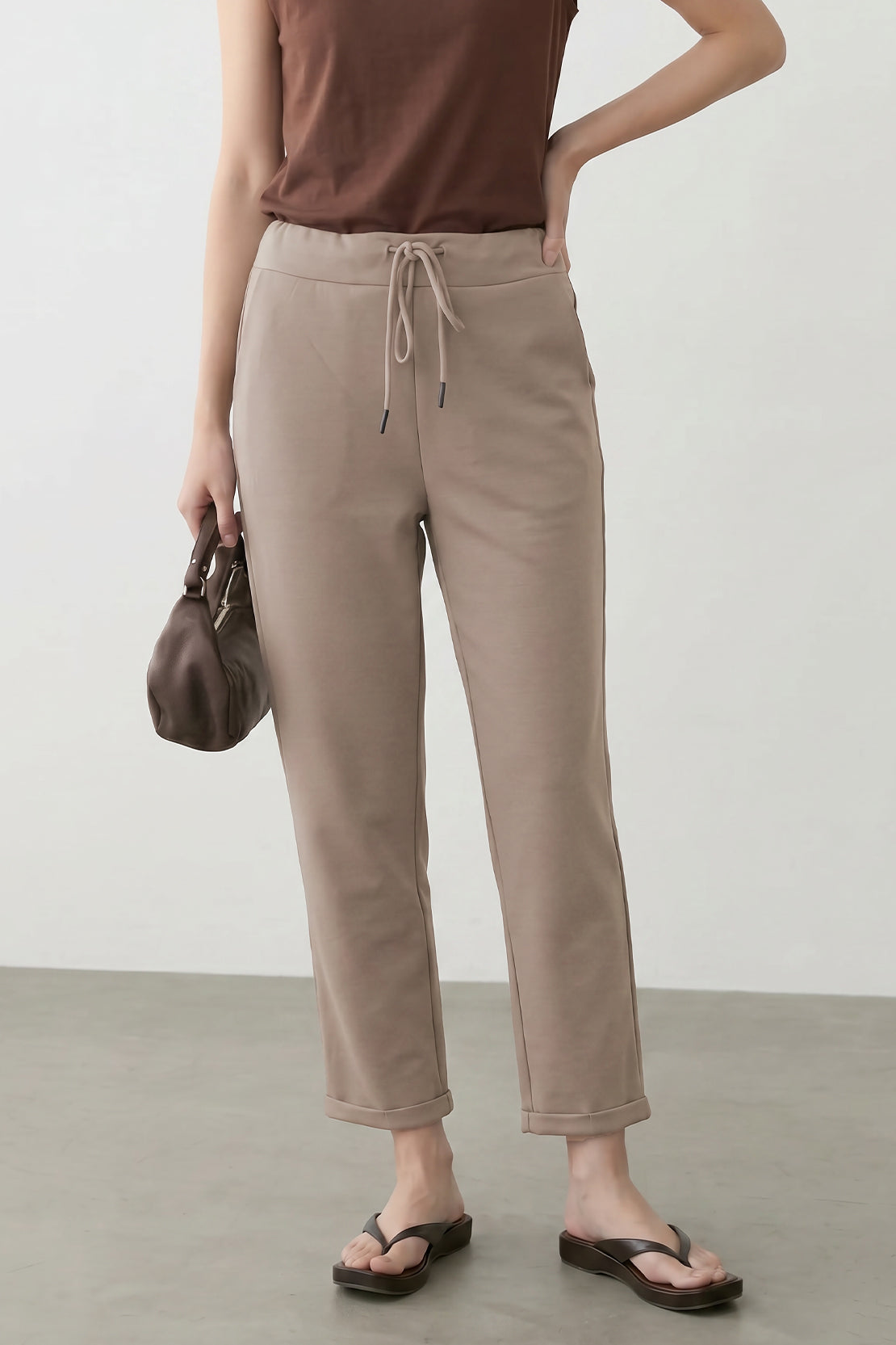 KOKO Modal Comfort Tapered Pants – Clay