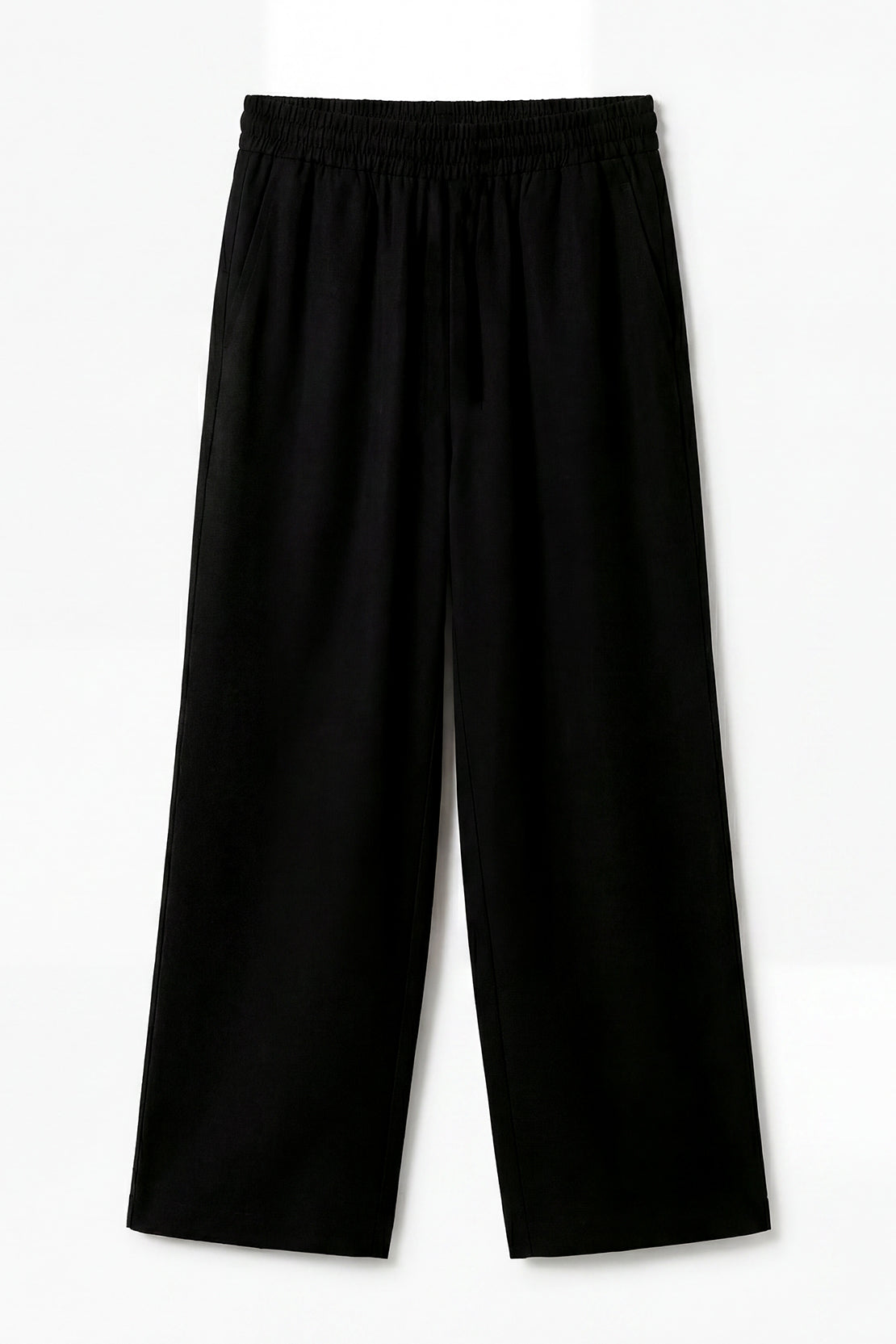 KOKO Modal Roma Relaxed Wide Leg Bottom – Black