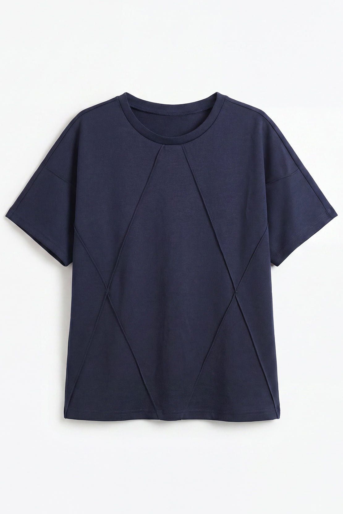 KOKO Modal Seam Detail Top – Navy
