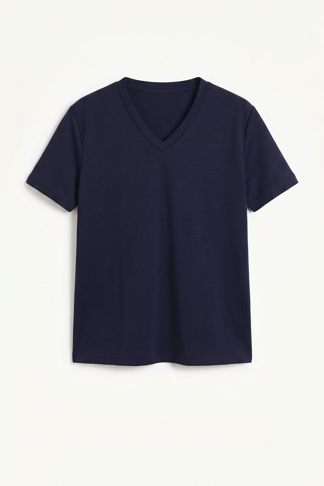 KOKO Modal V-Neck Top – Navy