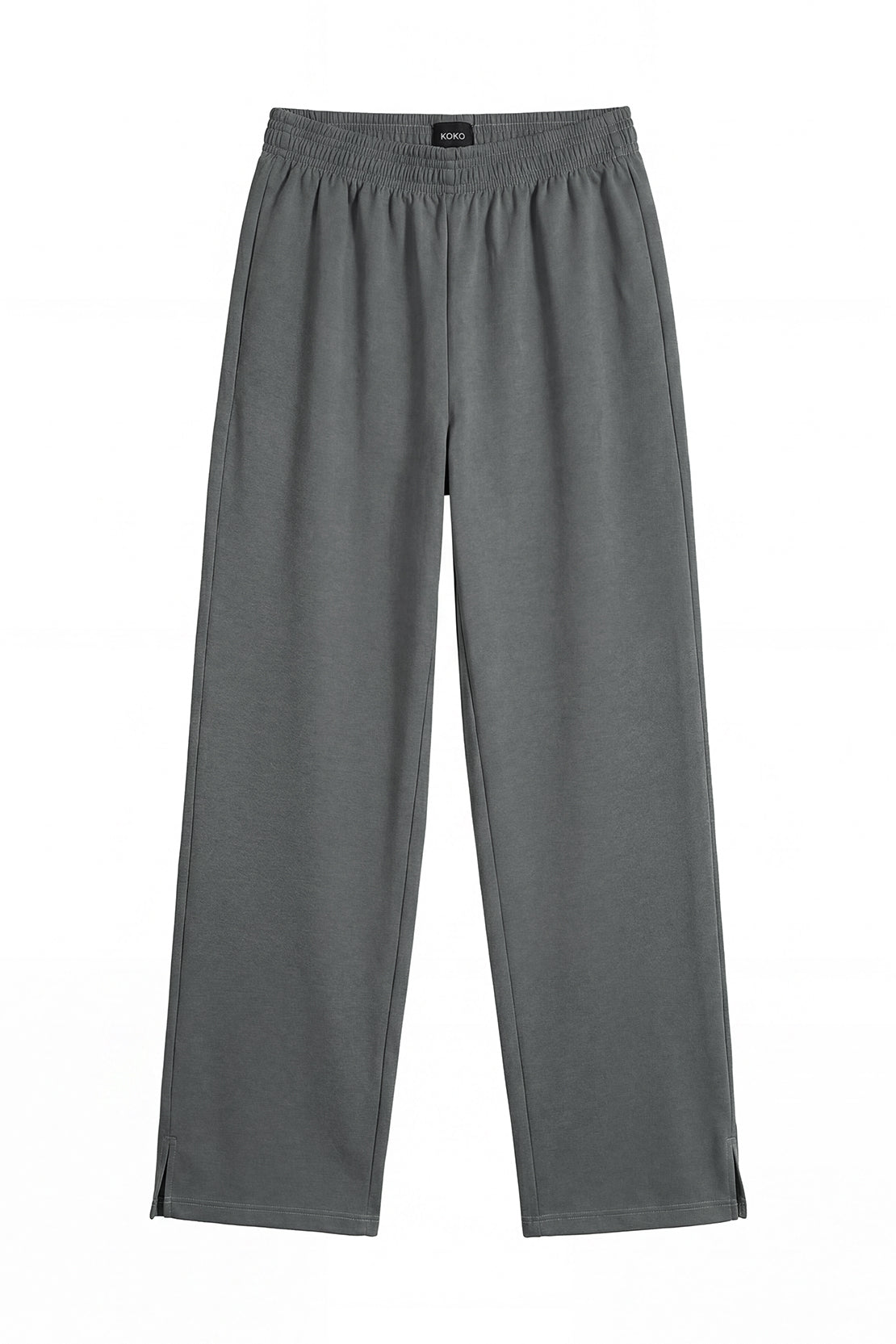KOKO Modal Wide-Leg Bottom – Dark Grey