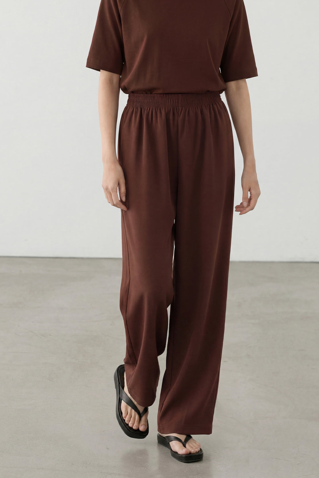 KOKO Modal Blend Relaxed Bottom – Brown