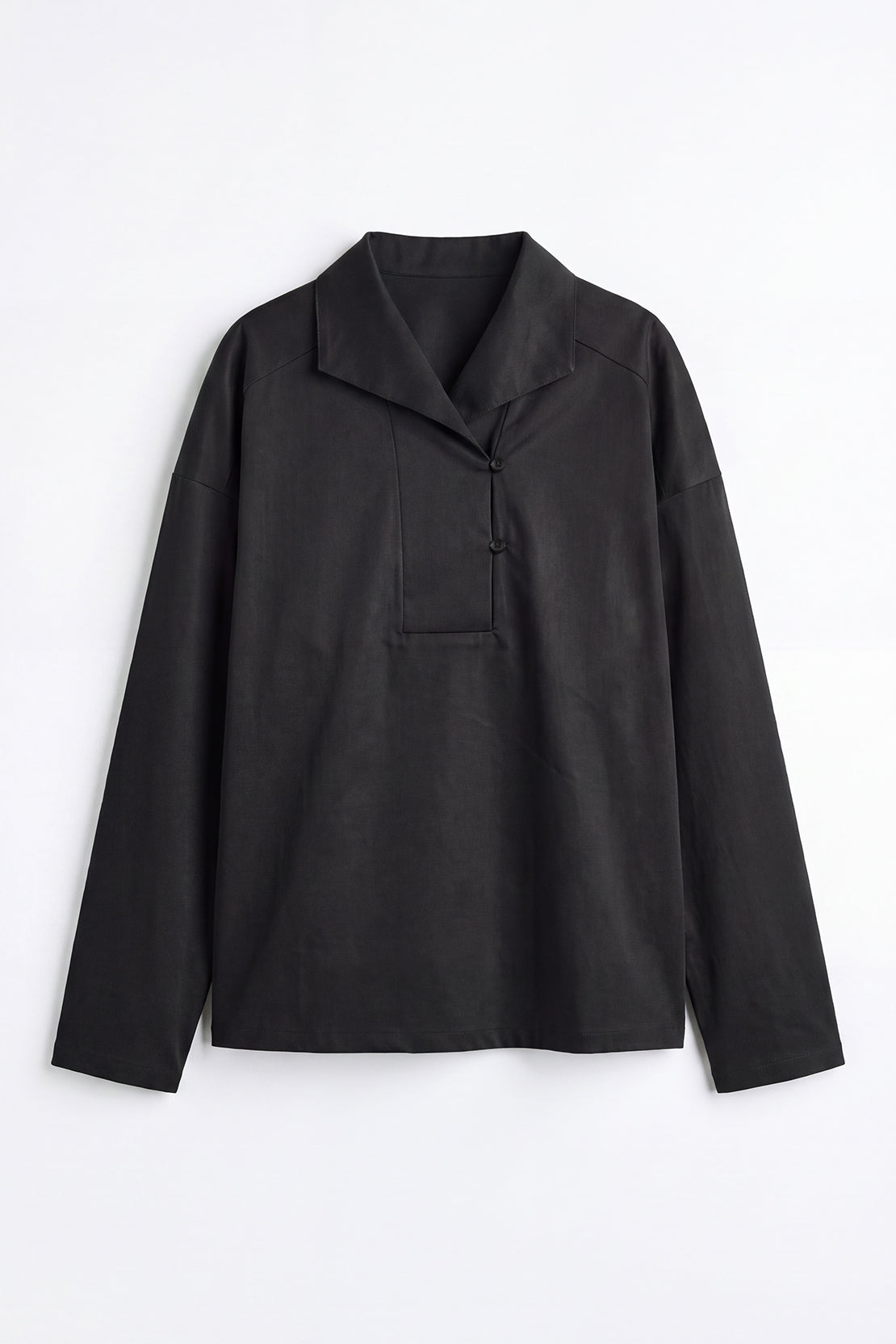 KOKO Air Teck Collared Shirt – Black