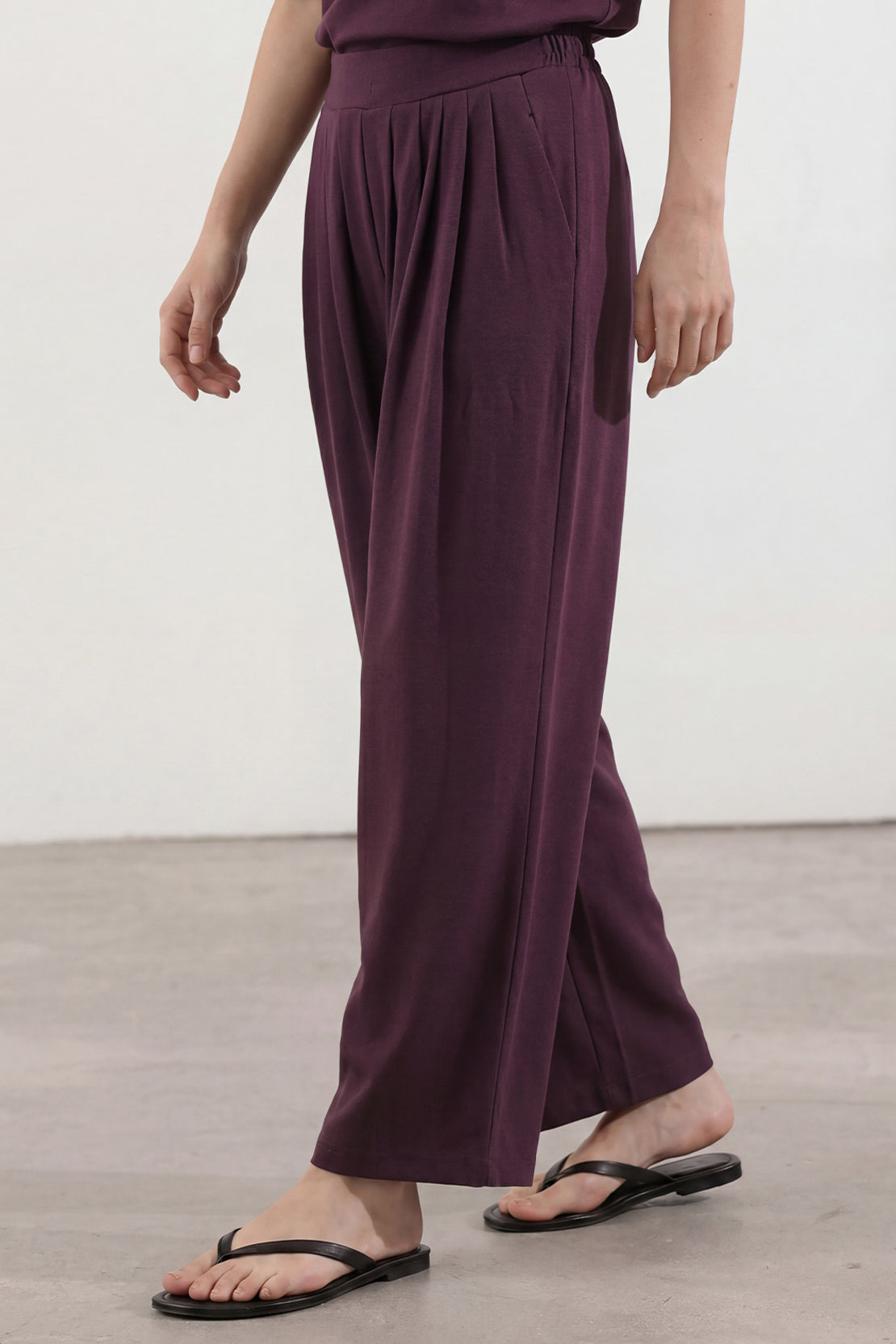 KOKO Weave Move Lite Pleated Pants – Purple