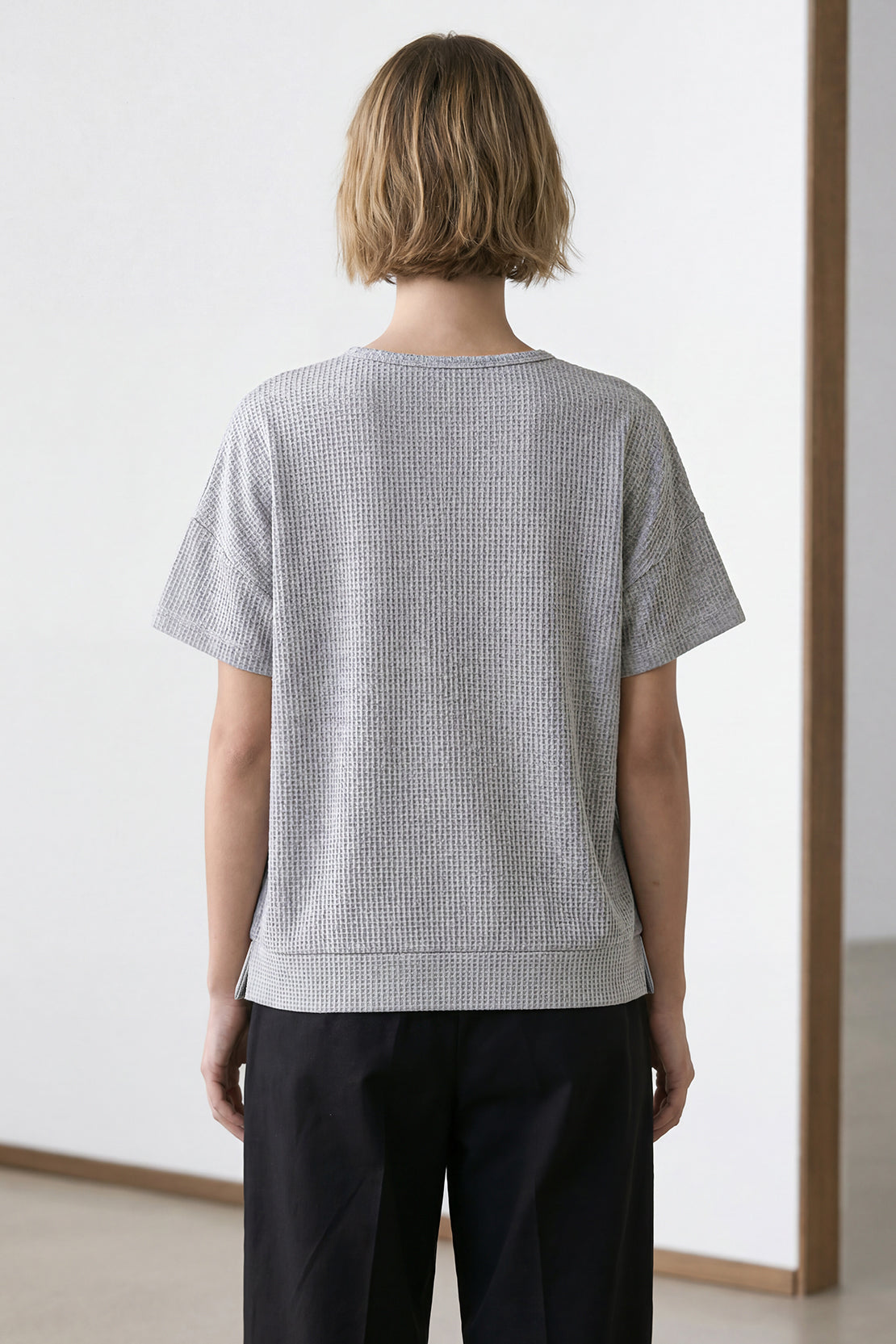 KOKO Modal Blend Minimal Top – Silver Grey
