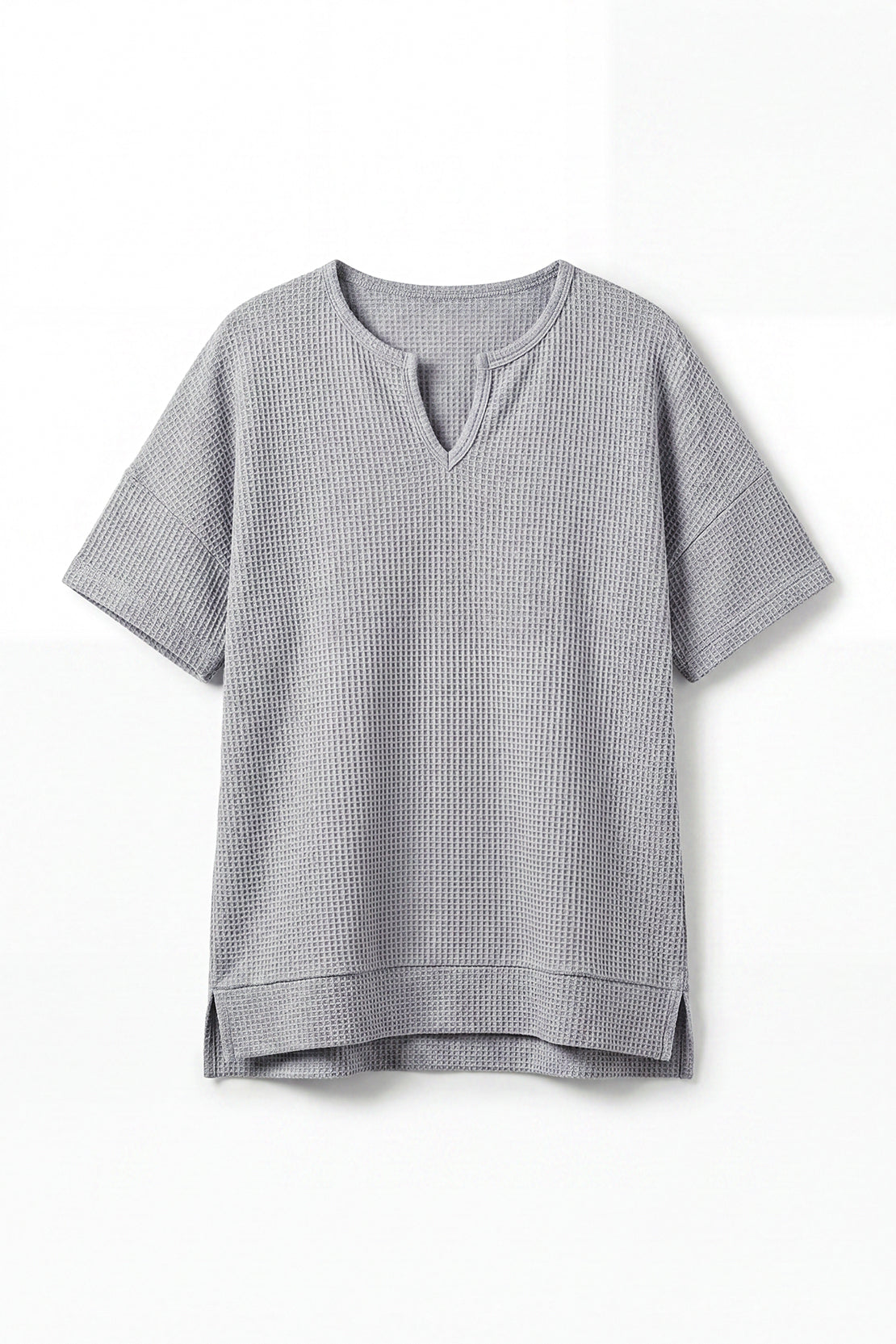 KOKO Modal Blend Minimal Top – Silver Grey
