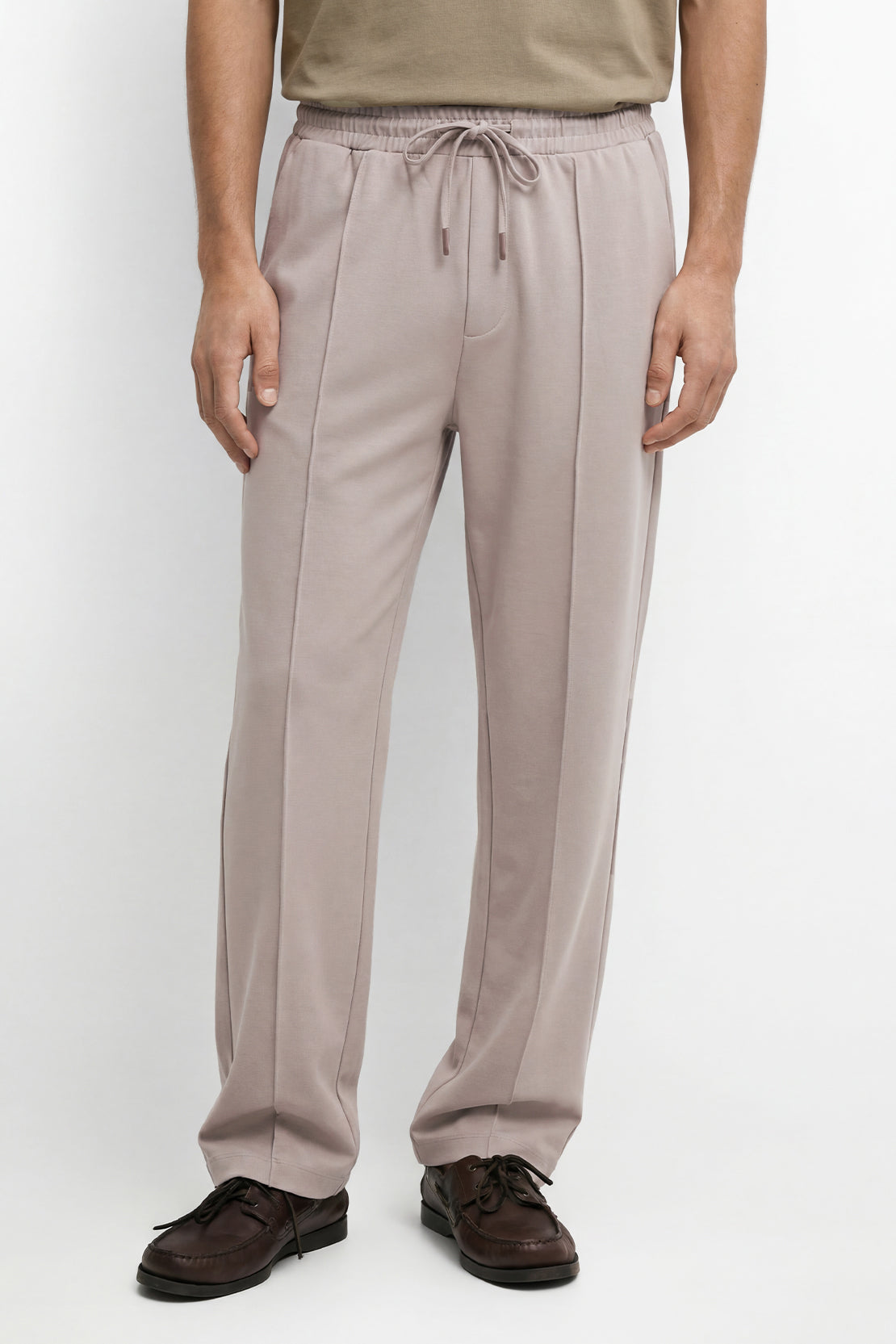 KOKO Sheen Modal Relaxed Jogger Pants – Beige