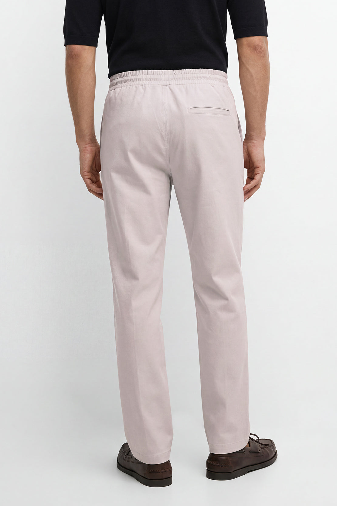 KOKO Cotton Blend Straight Fit Pants – Silver