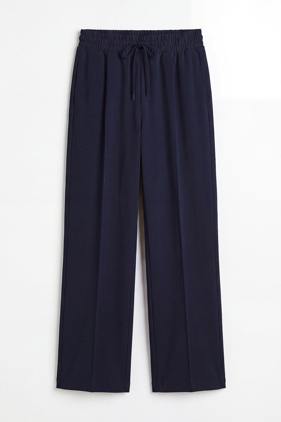 KOKO Cotton Blend Straight Fit Pants – Navy