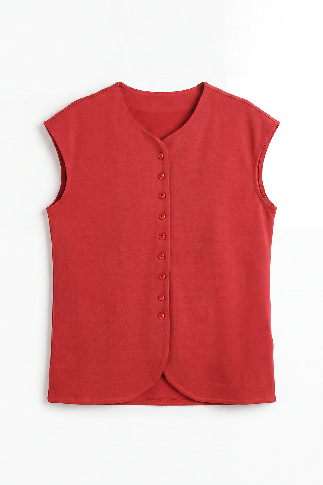 KOKO Modal Blend Buttoned Shirt – Red