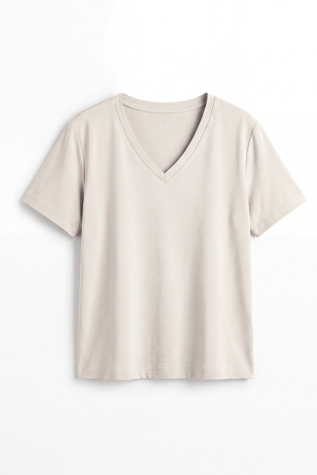 KOKO Sorona Modal V-Neck T-Shirt – Grey