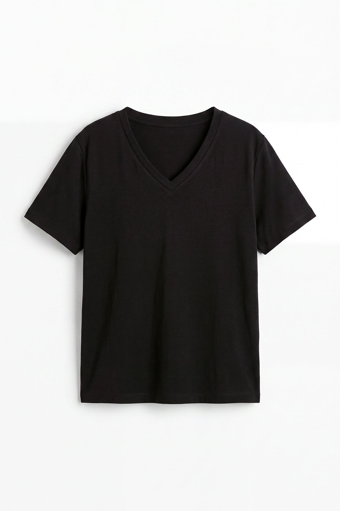 KOKO Sorona Modal V-Neck T-Shirt – Black