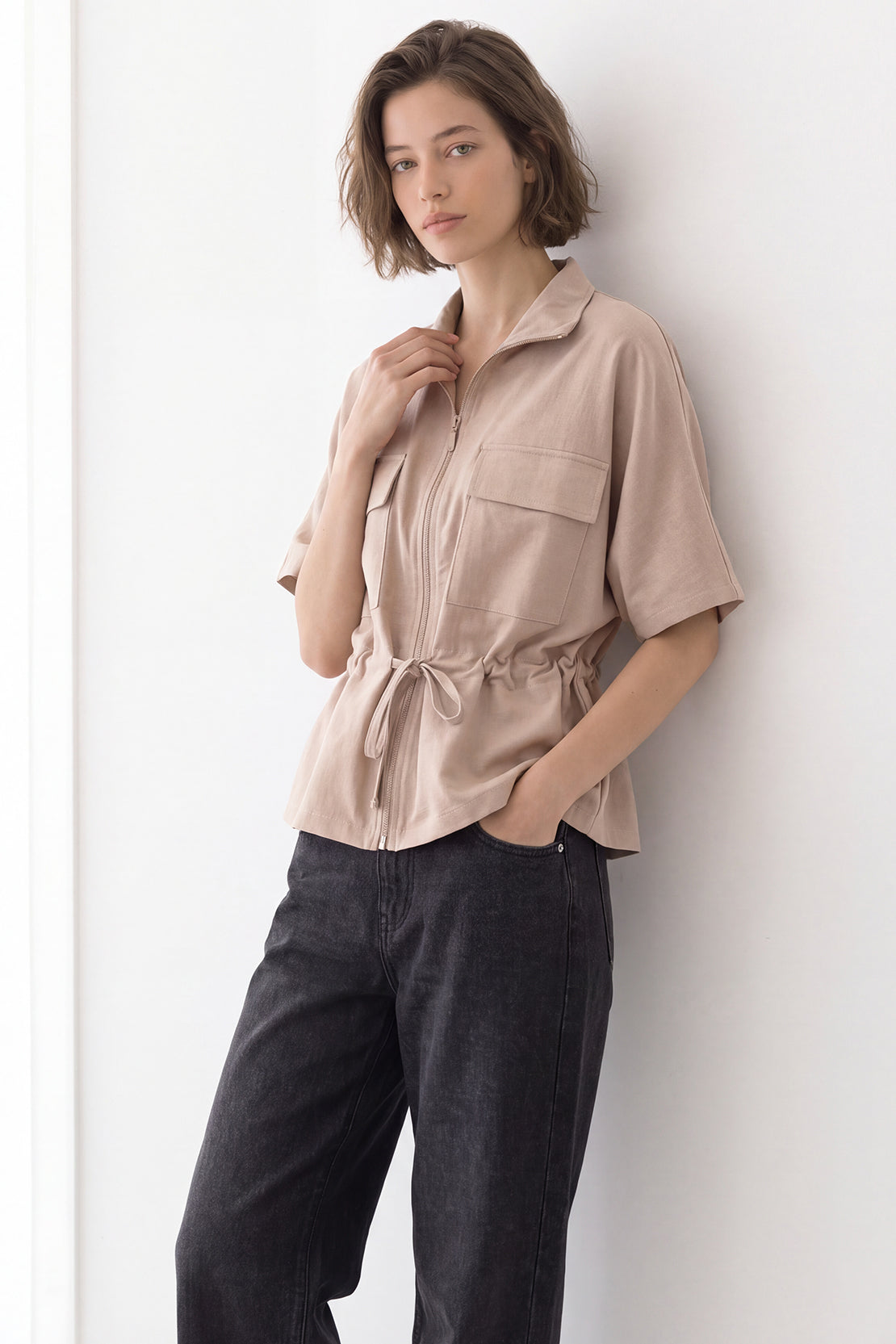 KOKO Premium Linen Utility Shirt