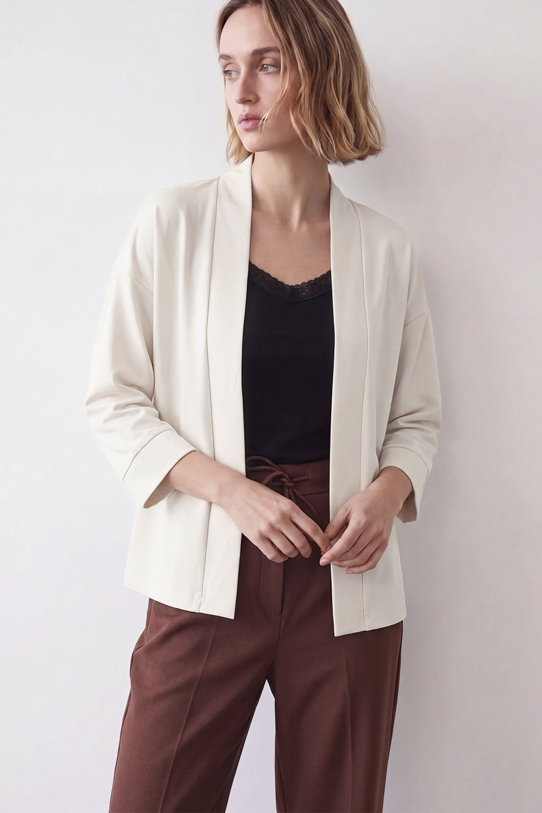 KOKO Air Weave Relaxed Wrap – White