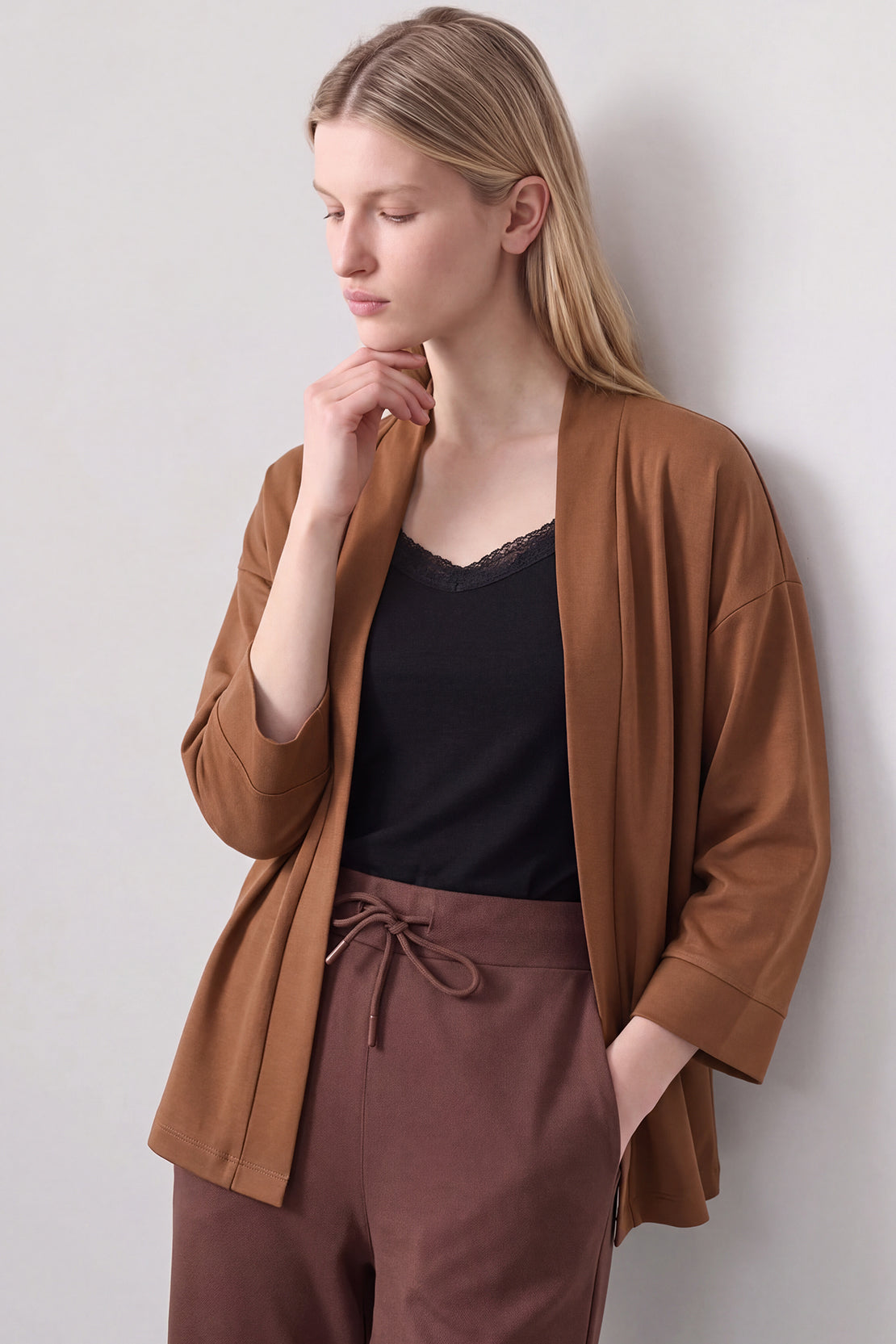 KOKO Air Weave Relaxed Wrap – Brown