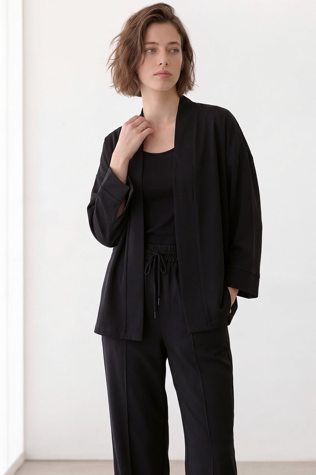 KOKO Air Weave Relaxed Wrap – Black