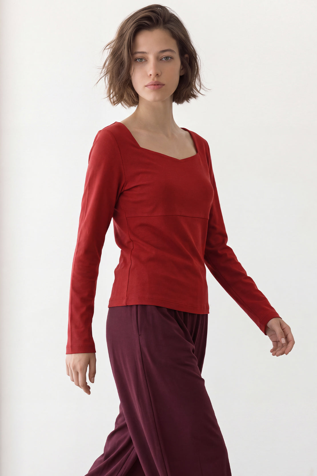 KOKO Cupro Square Neck T-Shirt