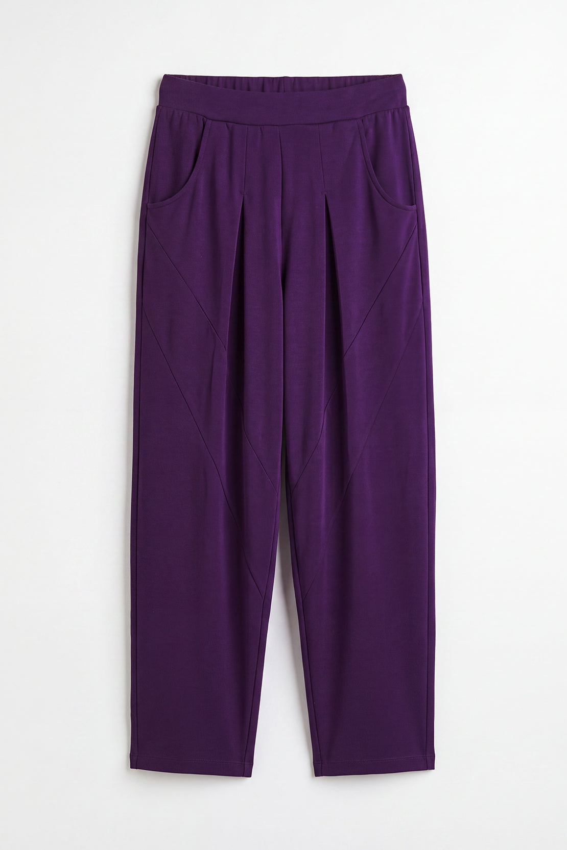 KOKO Modal Blend Barrel Pants – Purple