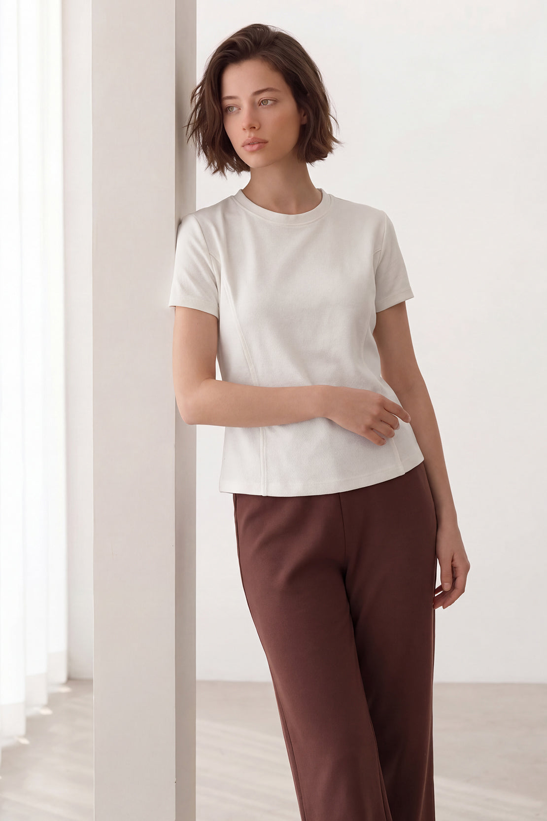 KOKO Cotton Modal Classic T-Shirt – White