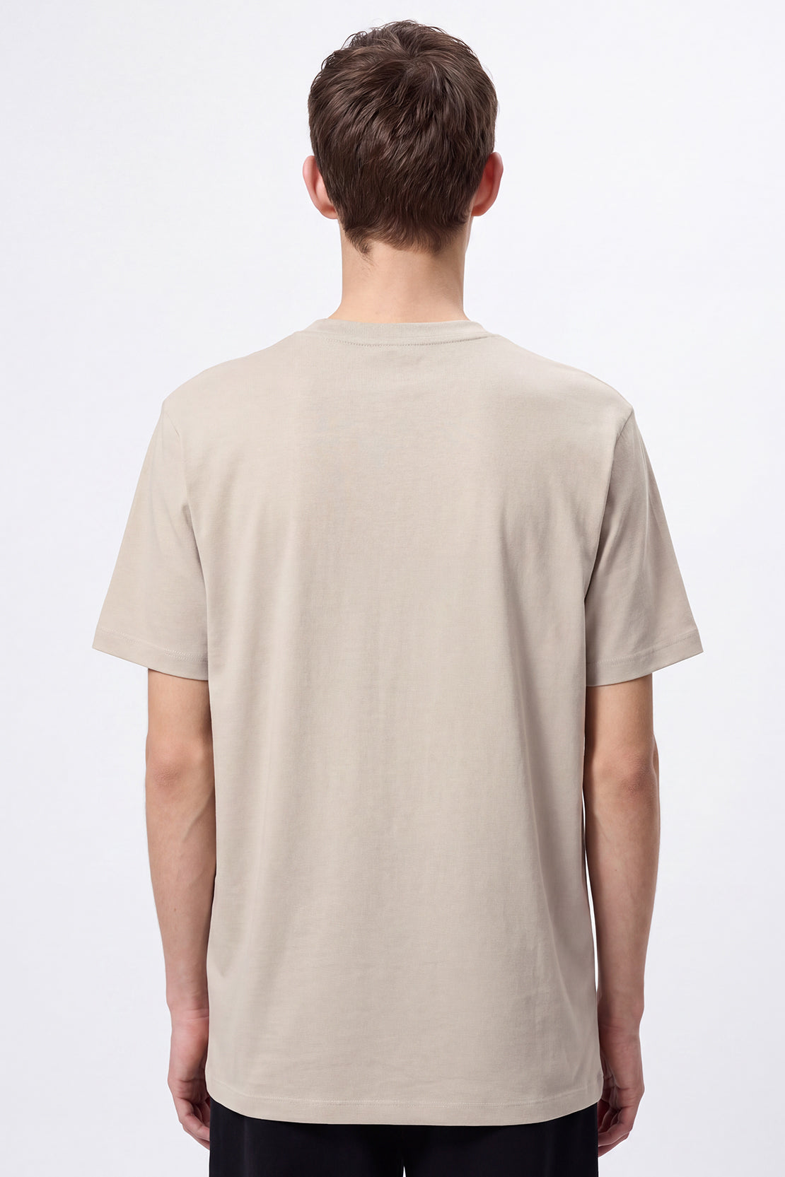 KOKO Modal Blend Drop Shoulder T-Shirt – Beige