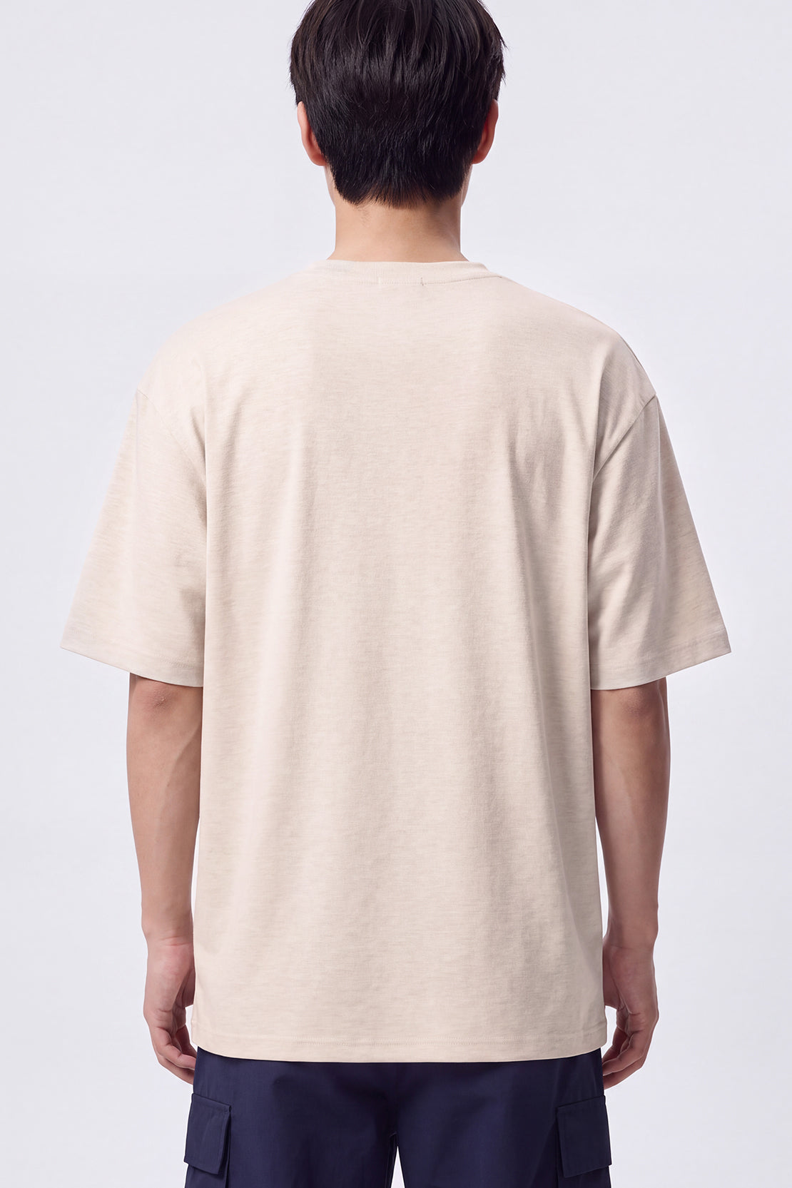 KOKO Modal Blend Drop Shoulder T-Shirt – Beige