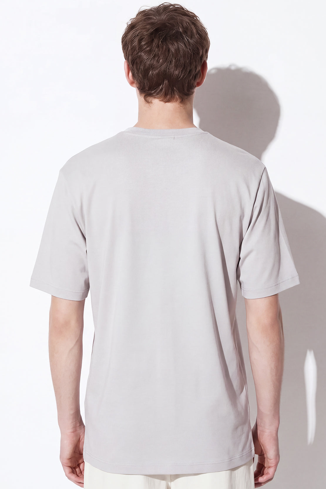 KOKO Modal Blend Drop Shoulder T-Shirt – Silver