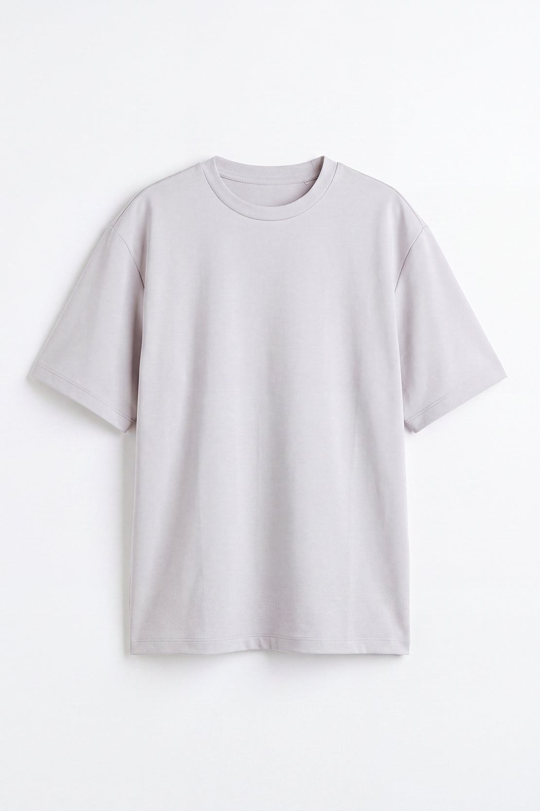 KOKO Modal Blend Drop Shoulder T-Shirt – Silver