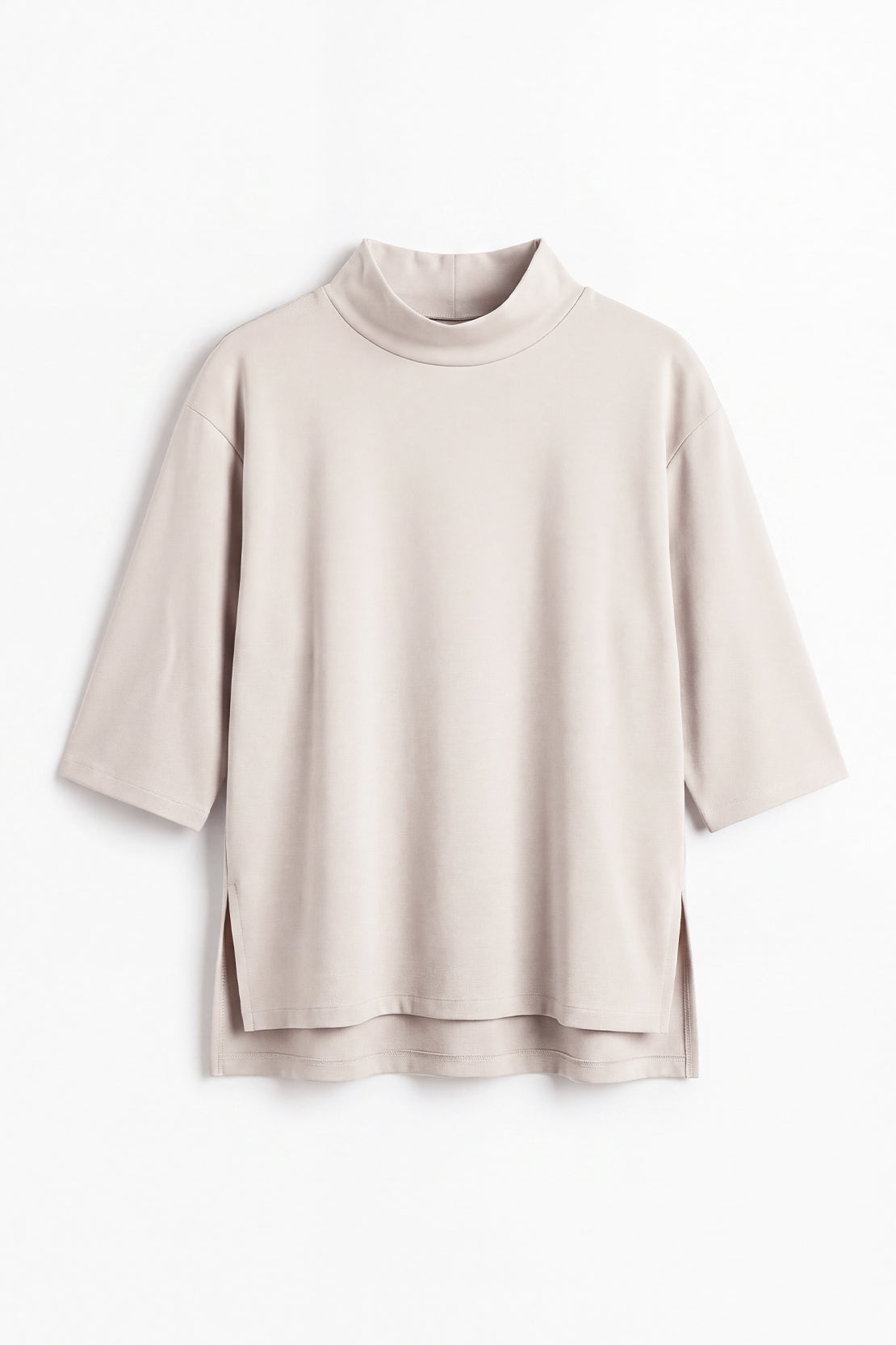 KOKO Modal Blend Turtle Neck Shirt – Silver