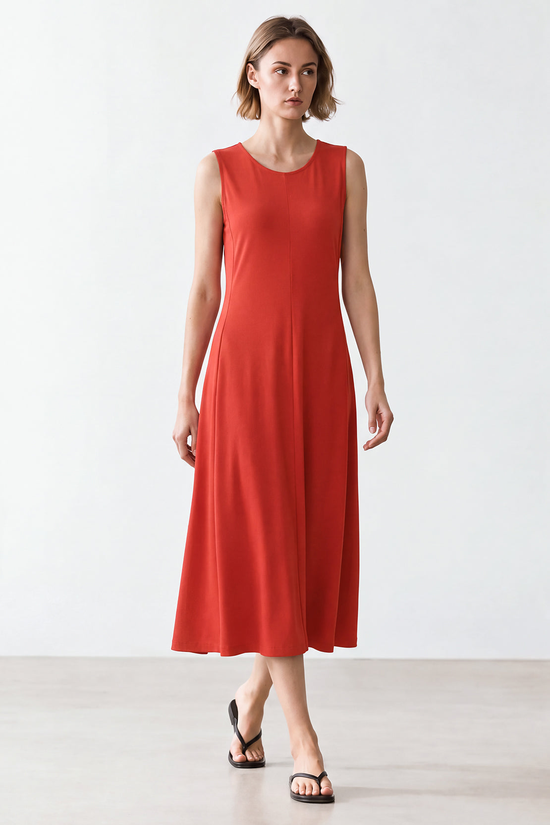 KOKO Air Weave Round Neck Dress