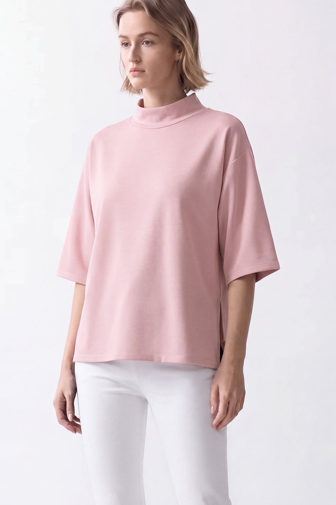 KOKO Eco Pulp Turtle Neck Shirt – Pink