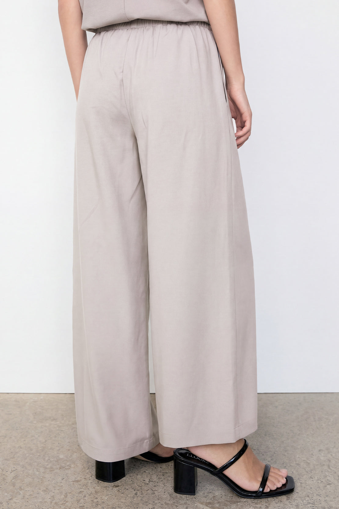 KOKO Feather Cotton Wide Leg Pants
