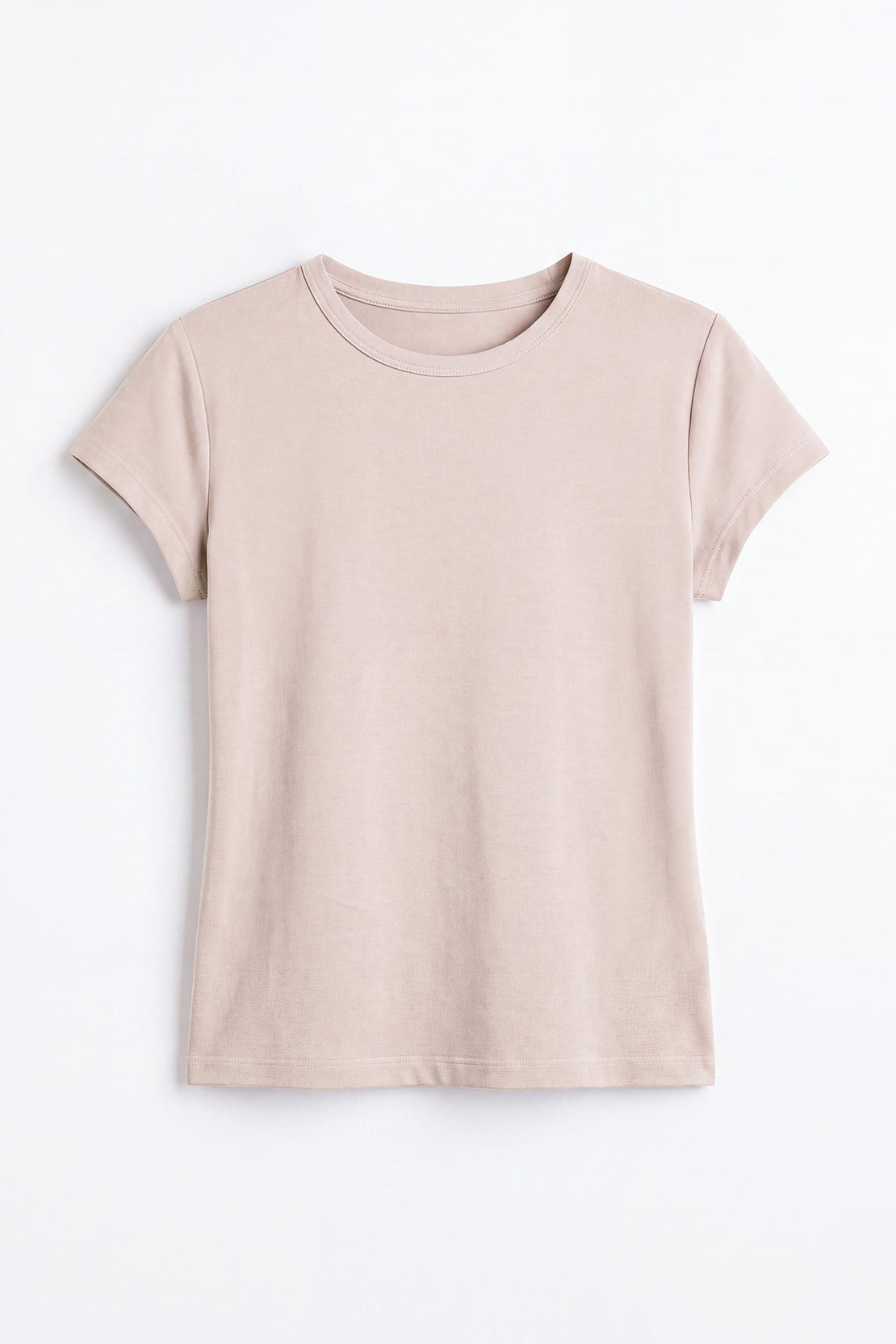 KOKO Bamboo Fibre Cap Sleeve T-Shirt – Beige