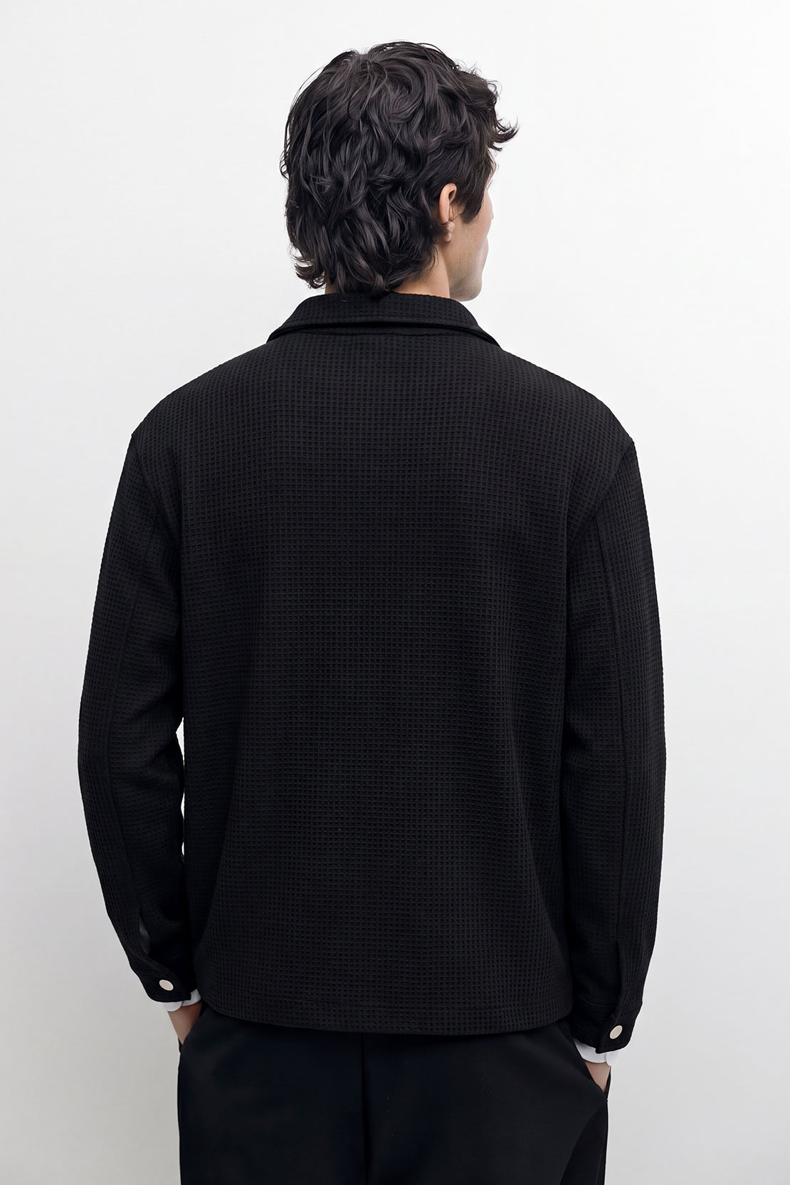 KOKO Structured Knit Zip Up Jacket