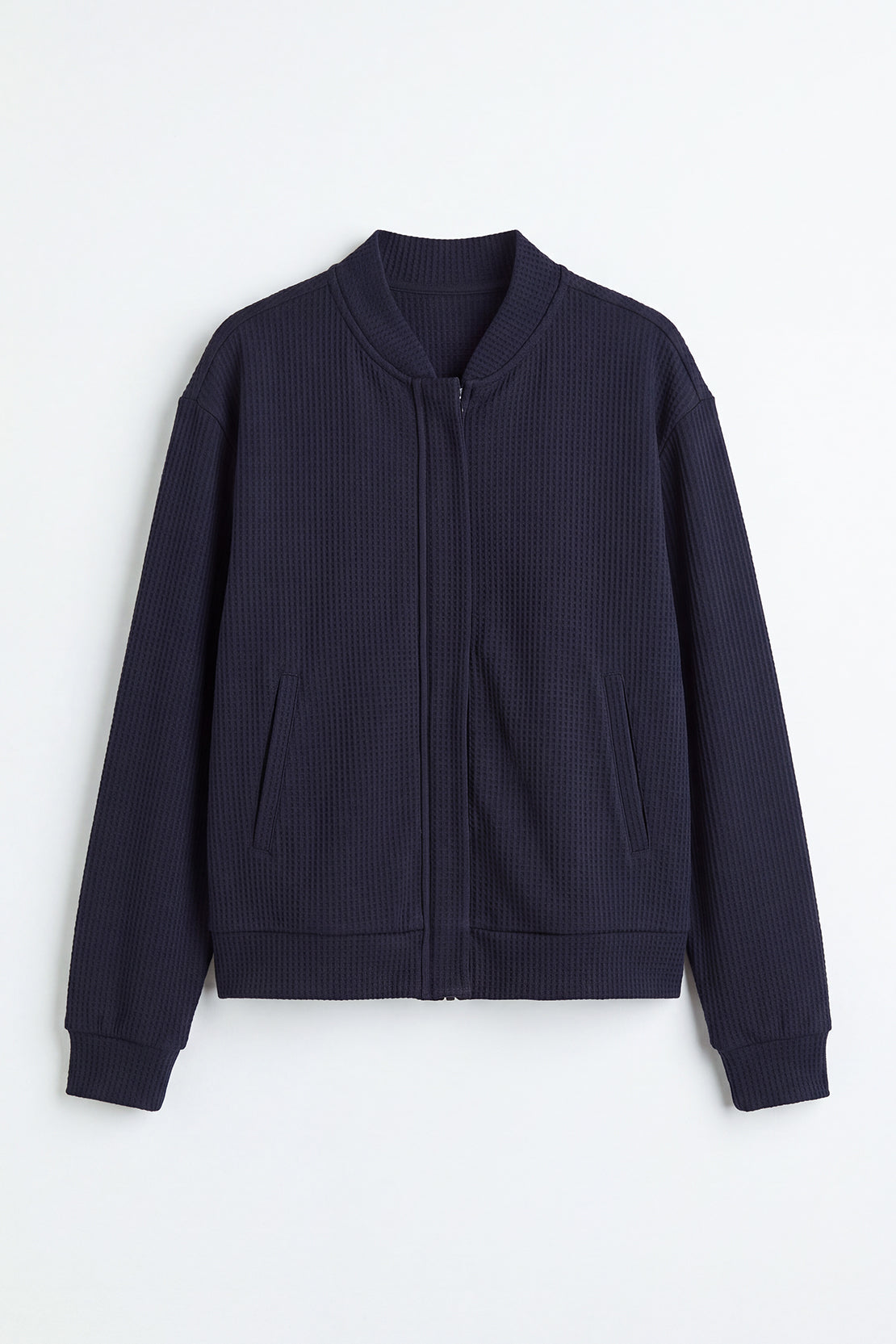 KOKO Structured Knit Zip-Up Jacket
