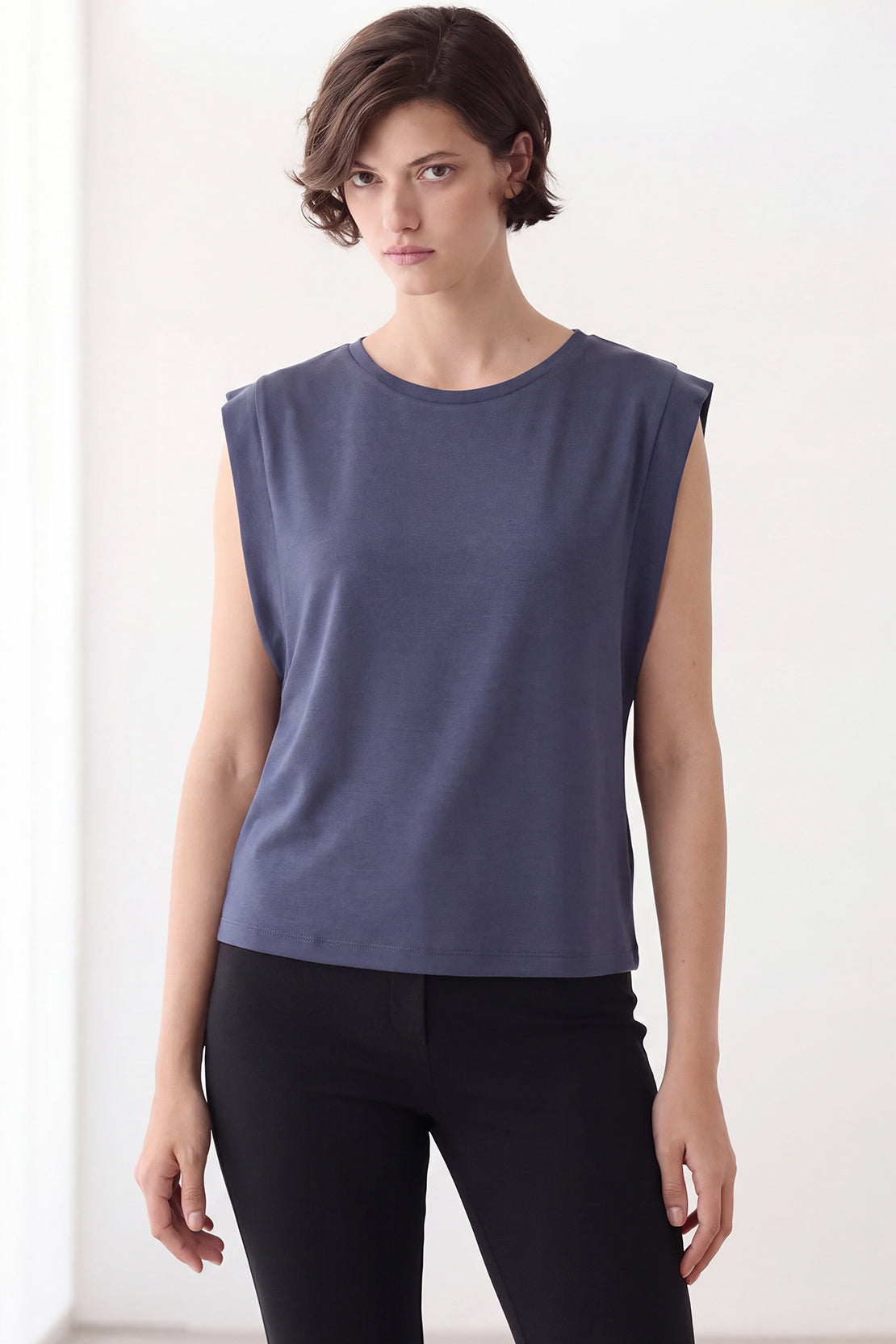 KOKO Scuba Relaxed Top – Navy