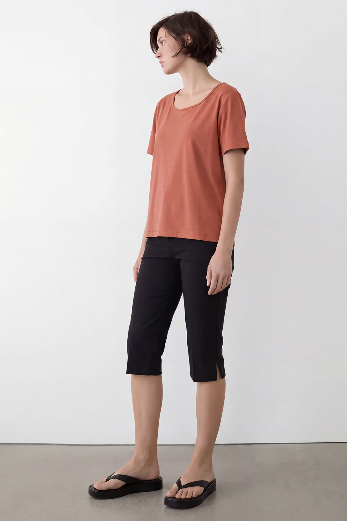 KOKO Cotton Square Neck T-Shirt