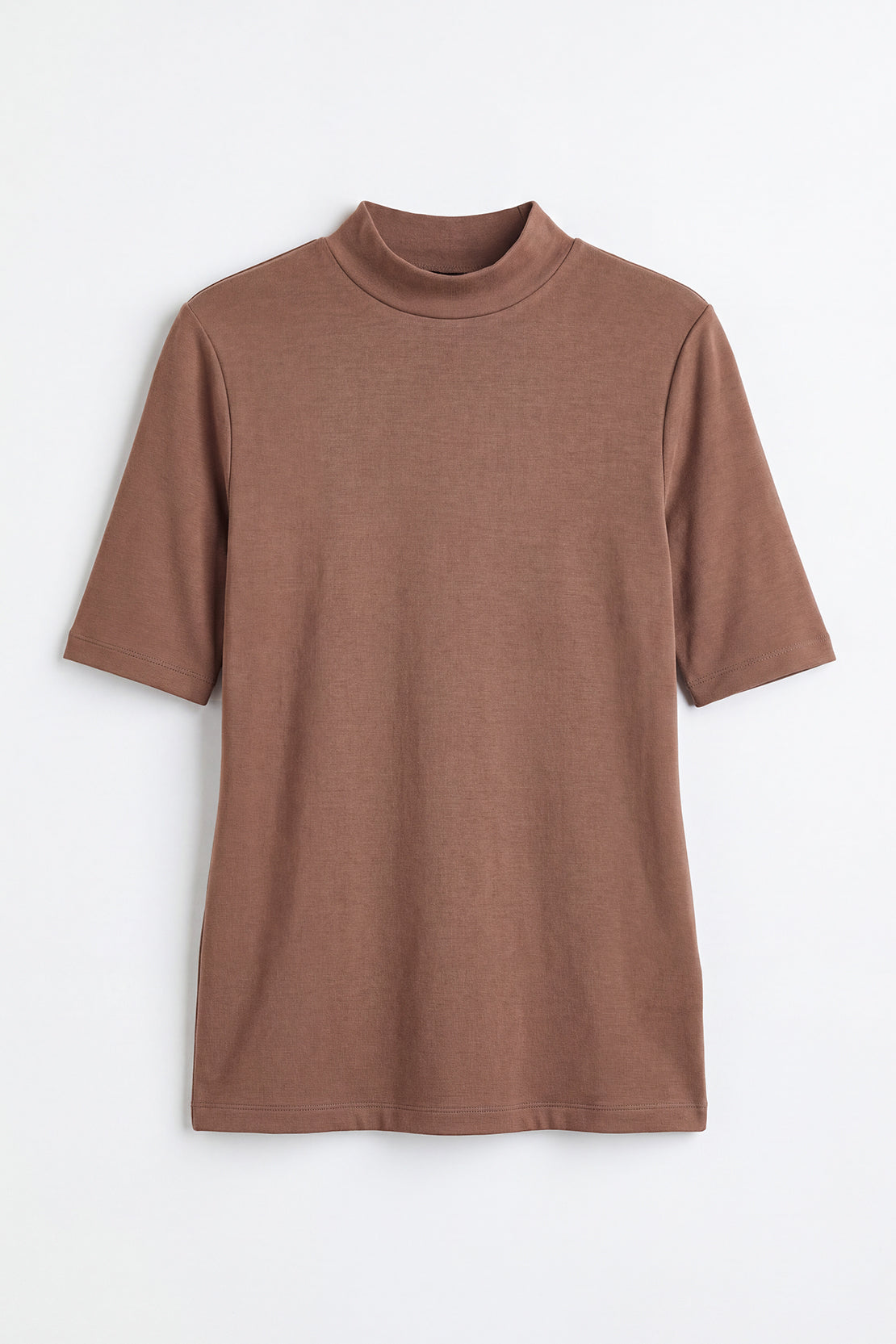 KOKO Wool Mock Neck T-Shirt