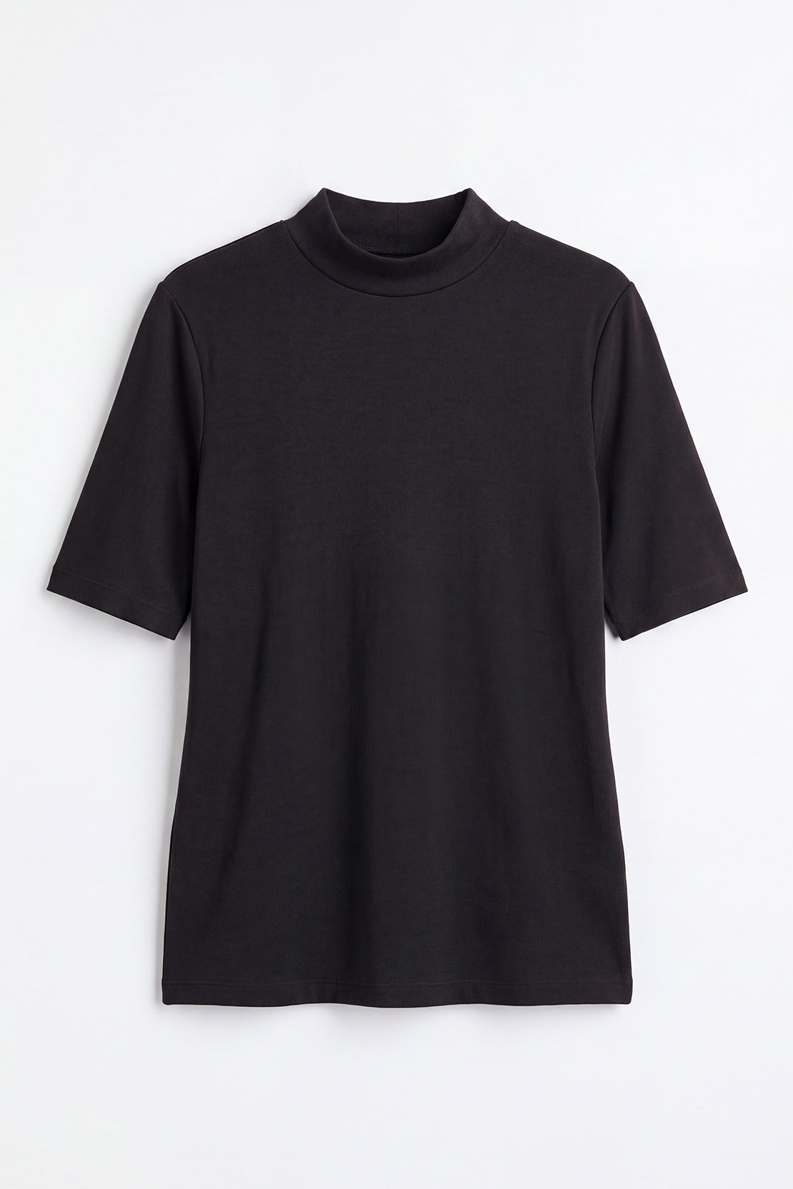 KOKO Wool Mock Neck T-Shirt
