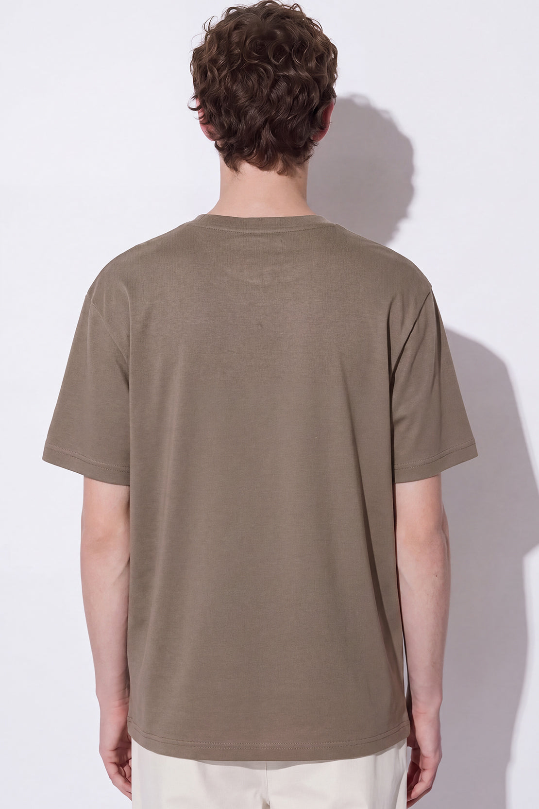 KOKO Modal Blend Drop Shoulder T-Shirt – Navy, Silver & Clay