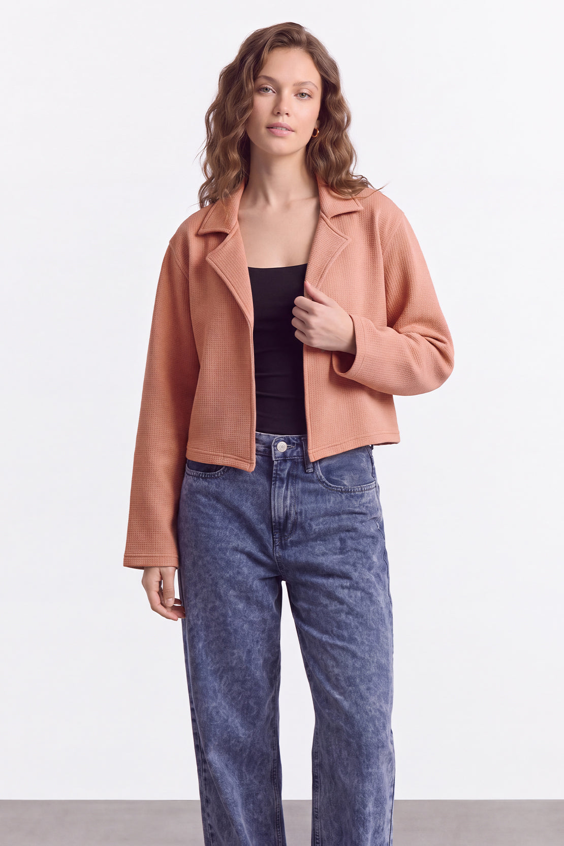 KOKO Waffle Cropped Cape