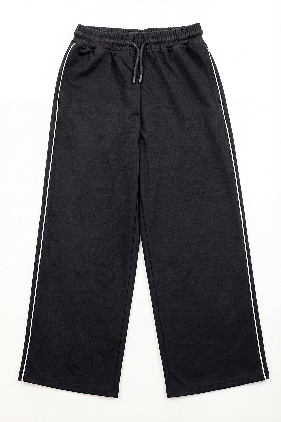 KOKO Modal Roma Side Stripe Trouser – Black